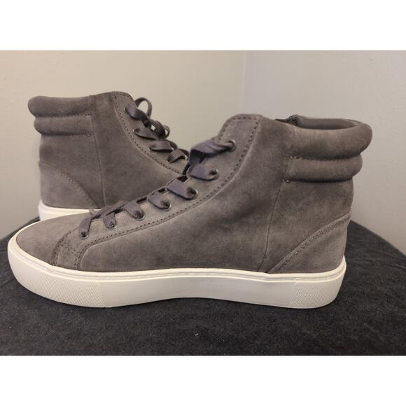 Ugg Olli high top suede gray sneakers 8.5 - Picture 1 of 8